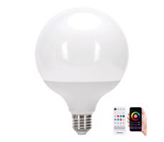 B.V. LED RGBW Dimmelhető izzó MESH G120 E27/18W/230V 6500K + távirányító