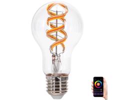 B.V. LED RGBW Izzó FILAMENT A60 E27/4,9W/230V 2700K