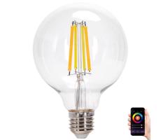 B.V. LED RGBW Izzó FILAMENT G95 E27/4,9W/230V 2700K