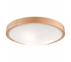Ceiling Light OAK SLIM 3×E27/60W/230V Oak ø 47 cm