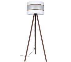 CORAL Állólámpa 1xE27/60W/230V barna/fehér/arany