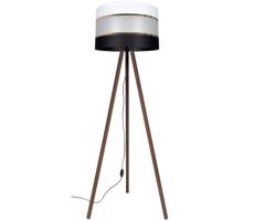 CORAL Állólámpa 1xE27/60W/230V barna/fekete/fehér/arany