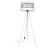 CORAL Állólámpa 1xE27/60W/230V fehér/arany