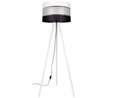 CORAL Állólámpa 1xE27/60W/230V fehér/fekete/arany