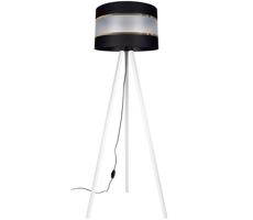 CORAL Állólámpa 1xE27/60W/230V fehér/fekete/arany