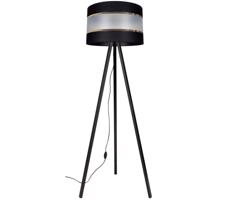 CORAL Állólámpa 1xE27/60W/230V fekete/arany