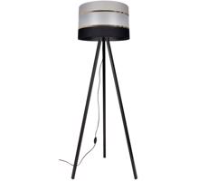 CORAL Állólámpa 1xE27/60W/230V fekete/szürke/arany