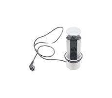 Csatlakozó aljzatoszlop asztallaphoz 2x230V +USB