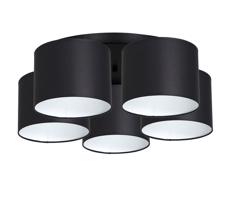 Csillár ARDEN 5xE27/60W/230V fekete/fehér