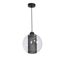 Csillár FUNA 1xE27/60W/230V fekete