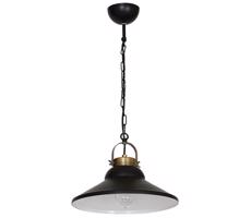 Csillár IRON 1 1xE27/60W fekete/bronz