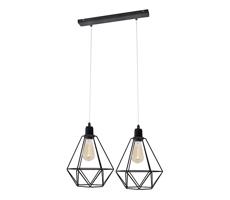 Csillár KARO 2xE27/15W/230V fekete