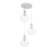 Csillár KARO 3xE27/15W/230V fehér