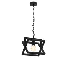 Csillár láncon ARNOLD 1xE27/60W/230V fekete