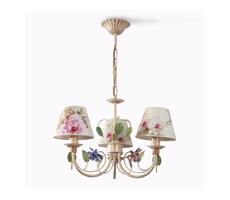 Csillár láncon CAMELLIA 3xE14/40W/230V rózsaszín