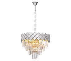 Csillár láncon CARISMA 9xE14/40W/230V matt króm