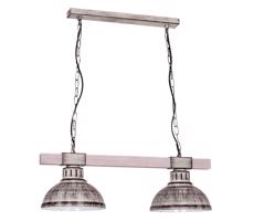 Csillár láncon HAKON 2xE27/60W/230V világos