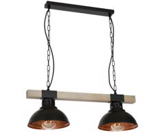 Csillár láncon HAKON 2xE27/60W/230V