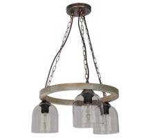 Csillár láncon HAKON 3xE27/60W/230V