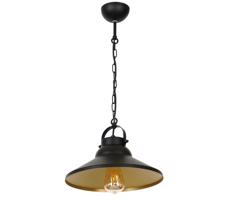 Csillár láncon IRON 1xE27/60W/230V