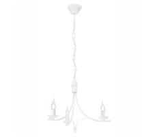 Csillár láncon LUCY 3xE14/60W/230V fehér