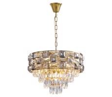 Csillár láncon LUXURIA 9xE14/40W/230V arany