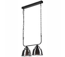 Csillár láncon MARIO 2xE27/60W/230V króm