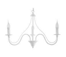 Csillár láncon MINERWA 3 3xE14/40W/230V fehér