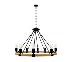 Csillár láncon ROPE ARTHUR 8xE27/20W/230V