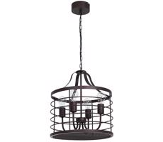 Csillár láncon SINGLE 6 4xE27/60W/230V
