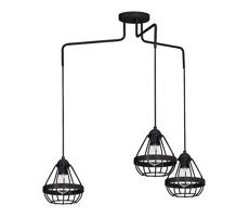 Csillár RING 3xE27/60W/230V pók fekete