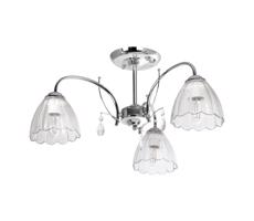 Csillár rúdon 3xE27/60W/230V fényes króm