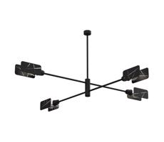 Csillár rúdon ASTRA 4xE27/60W/230V fekete