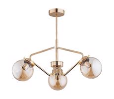 Csillár rúdon  BARSUM 3xE14/10W/230V arany