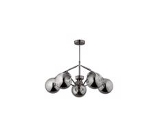 Csillár rúdon  BARSUM 5xE14/10W/230V szürke