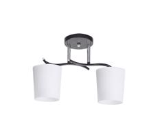 Csillár rúdon ESNYR 2xE27/40W/230V fekete/fehér