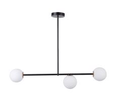 Csillár rúdon GAMA 3xG9/12W/230V fekete