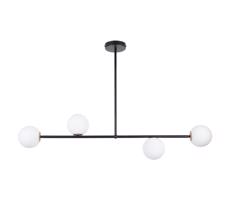 Csillár rúdon GAMA 4xG9/12W/230V fekete
