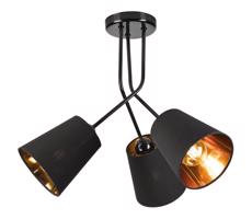 Csillár rúdon IRMA 3xE27/15W/230V fekete