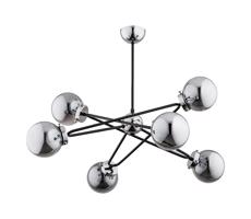 Csillár rúdon SAGITO 6xE14/10W/230V króm