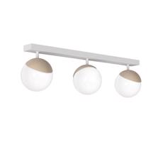 Csillár SFERA WOOD 3xE14/40W/230V fehér
