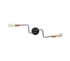 Csillár TUBE 2xE27/15W/230V fekete