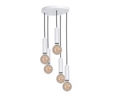 Csillár TUBES 5xE27/60W/230V fehér