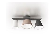 Csillár YOKE 3xE14/40W/230V szürke fa