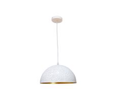 Csillár zsinóron 1xE27/60W/230V átm. 30 cm fehér