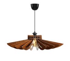 Csillár zsinóron 1xE27/60W/230V barna átm. 52 cm