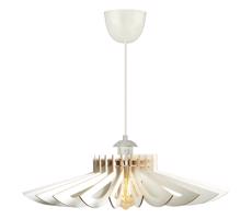 Csillár zsinóron 1xE27/60W/230V fehér átm. 68 cm