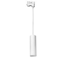 Csillár zsinóron 3 fázisú sínrendszerhez PIPE 1xGU10/25W/230V fehér