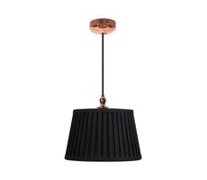 Csillár zsinóron AMORE 1xE27/60W/230V fekete