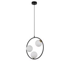 Csillár zsinóron AQUA 3xG9/12W/230V fekete